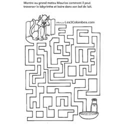 Página para colorir: labirintos (educacional) #126654 - Páginas para Colorir Imprimíveis Gratuitamente
