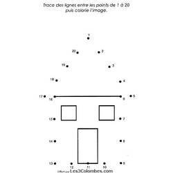 Página para colorir: Ponto a ponto para colorir (educacional) #125883 - Páginas para Colorir Imprimíveis Gratuitamente