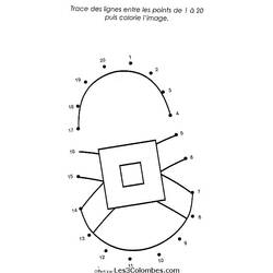 Página para colorir: Ponto a ponto para colorir (educacional) #125931 - Páginas para Colorir Imprimíveis Gratuitamente