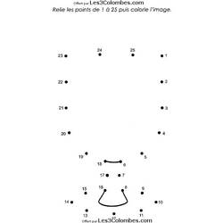 Página para colorir: Ponto a ponto para colorir (educacional) #125966 - Páginas para Colorir Imprimíveis Gratuitamente