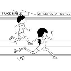 Página para colorir: Atletismo (Esportes) #193803 - Páginas para Colorir Imprimíveis Gratuitamente