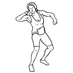 Página para colorir: Atletismo (Esportes) #193807 - Páginas para Colorir Imprimíveis Gratuitamente