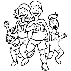 Página para colorir: Atletismo (Esportes) #193831 - Páginas para Colorir Imprimíveis Gratuitamente