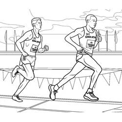 Página para colorir: Atletismo (Esportes) #193840 - Páginas para Colorir Imprimíveis Gratuitamente