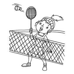Desenho Badminton (Esportes) #177013 para imprimir e colorir
