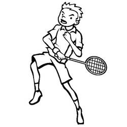 Desenho Badminton (Esportes) #177031 para imprimir e colorir