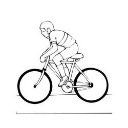 Página para colorir: Ciclismo (Esportes) #193643 - Páginas para Colorir Imprimíveis Gratuitamente