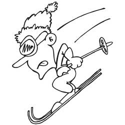 Desenho Esqui (Esportes) #198451 para imprimir e colorir