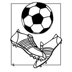 Página para colorir: Futebol (Esportes) #177042 - Páginas para Colorir Imprimíveis Gratuitamente