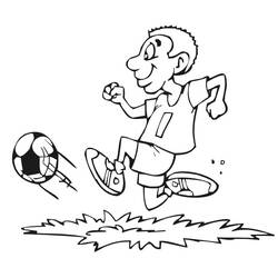 Página para colorir: Futebol (Esportes) #177045 - Páginas para Colorir Imprimíveis Gratuitamente