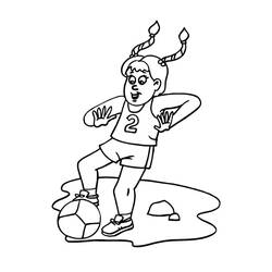 Página para colorir: Futebol (Esportes) #177050 - Páginas para Colorir Imprimíveis Gratuitamente
