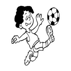 Página para colorir: Futebol (Esportes) #177053 - Páginas para Colorir Imprimíveis Gratuitamente