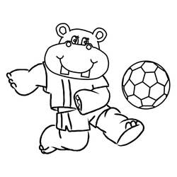 Página para colorir: Futebol (Esportes) #177055 - Páginas para Colorir Imprimíveis Gratuitamente