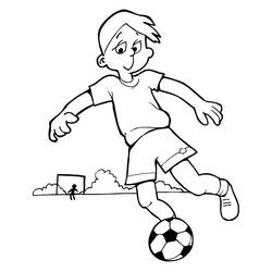 Página para colorir: Futebol (Esportes) #177058 - Páginas para Colorir Imprimíveis Gratuitamente