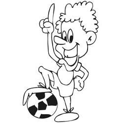 Página para colorir: Futebol (Esportes) #177062 - Páginas para Colorir Imprimíveis Gratuitamente