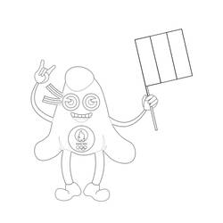 Desenhos para colorir: Jogos Olímpicos - Páginas para Colorir Imprimíveis Gratuitamente