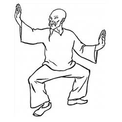 Página para colorir: Kung Fu (Esportes) #192438 - Páginas para Colorir Imprimíveis Gratuitamente