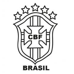 Desenhos para colorir: Logo de Futebol - Páginas para Colorir Imprimíveis Gratuitamente