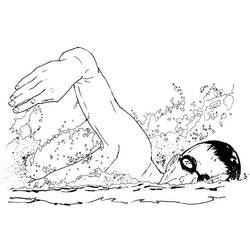 Desenho Natação (Esportes) #192682 para imprimir e colorir