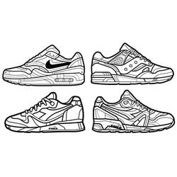 Página para colorir: Nike (Esportes) #214894 - Páginas para Colorir Imprimíveis Gratuitamente
