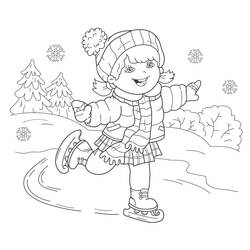 Página para colorir: Patinação (Esportes) #207297 - Páginas para Colorir Imprimíveis Gratuitamente