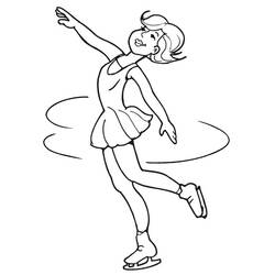 Página para colorir: Patinação (Esportes) #207306 - Páginas para Colorir Imprimíveis Gratuitamente