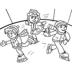 Página para colorir: Patinação (Esportes) #207309 - Páginas para Colorir Imprimíveis Gratuitamente