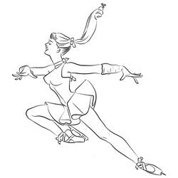 Página para colorir: Patinação (Esportes) #207323 - Páginas para Colorir Imprimíveis Gratuitamente