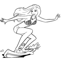 Desenhos para colorir: Surf - Páginas para Colorir Imprimíveis Gratuitamente