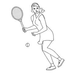 Desenho Tênis (Esportes) #173805 para imprimir e colorir