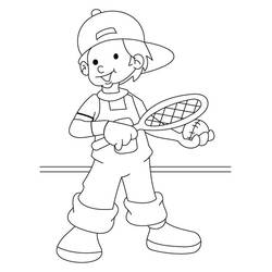 Desenho Tênis (Esportes) #173806 para imprimir e colorir