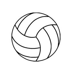 Desenho Voleibol (Esportes) #176996 para imprimir e colorir