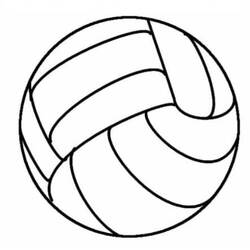 Desenho Voleibol (Esportes) #176997 para imprimir e colorir