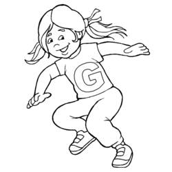 Desenho Menina (Família e Amigos) #96558 para imprimir e colorir