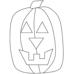 Desenhos para colorir: Abóbora de Halloween - Páginas para Colorir Imprimíveis Gratuitamente