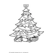 Desenho Árvore de Natal (Feriados e Celebrações) #167501 para imprimir e colorir