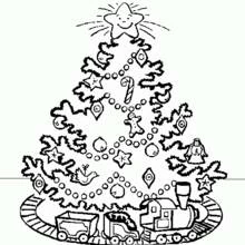 Desenho Árvore de Natal (Feriados e Celebrações) #167504 para imprimir e colorir