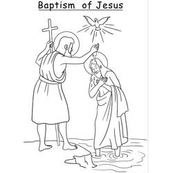 Página para colorir: Batismo (Feriados e Celebrações) #210720 - Páginas para Colorir Imprimíveis Gratuitamente