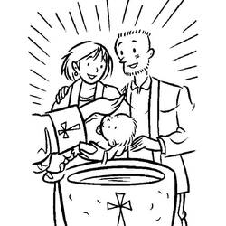 Página para colorir: Batismo (Feriados e Celebrações) #210723 - Páginas para Colorir Imprimíveis Gratuitamente
