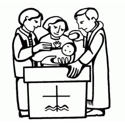 Página para colorir: Batismo (Feriados e Celebrações) #210733 - Páginas para Colorir Imprimíveis Gratuitamente