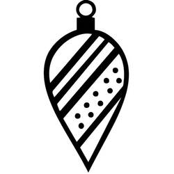 Desenhos para colorir: Bola de Natal - Páginas para Colorir Imprimíveis Gratuitamente