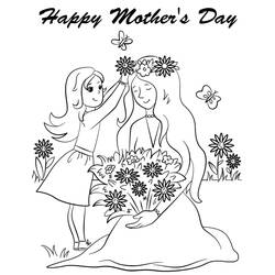 Desenho Dia da Mãe (Feriados e Celebrações) #201466 para imprimir e colorir