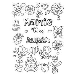 Desenhos para colorir: Dia da Vovó - Páginas para Colorir Imprimíveis Gratuitamente