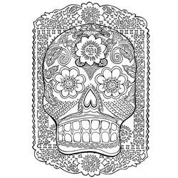 Página para colorir: Dia dos Mortos (Feriados e Celebrações) #60127 - Páginas para Colorir Imprimíveis Gratuitamente