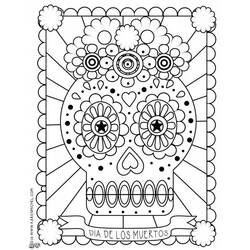 Página para colorir: Dia dos Mortos (Feriados e Celebrações) #60143 - Páginas para Colorir Imprimíveis Gratuitamente