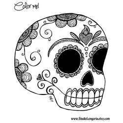 Página para colorir: Dia dos Mortos (Feriados e Celebrações) #60149 - Páginas para Colorir Imprimíveis Gratuitamente