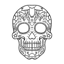 Página para colorir: Dia dos Mortos (Feriados e Celebrações) #60186 - Páginas para Colorir Imprimíveis Gratuitamente