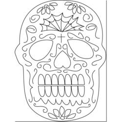 Página para colorir: Dia dos Mortos (Feriados e Celebrações) #60207 - Páginas para Colorir Imprimíveis Gratuitamente