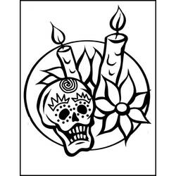 Página para colorir: Dia dos Mortos (Feriados e Celebrações) #60227 - Páginas para Colorir Imprimíveis Gratuitamente
