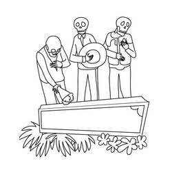 Página para colorir: Dia dos Mortos (Feriados e Celebrações) #60246 - Páginas para Colorir Imprimíveis Gratuitamente